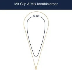 Halskette SONJA 80 cm gold Clip & Mix*LEONARDO Sale