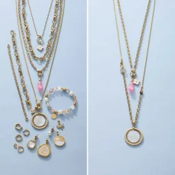 Halskette SONJA 80 cm gold Clip & Mix*LEONARDO Sale