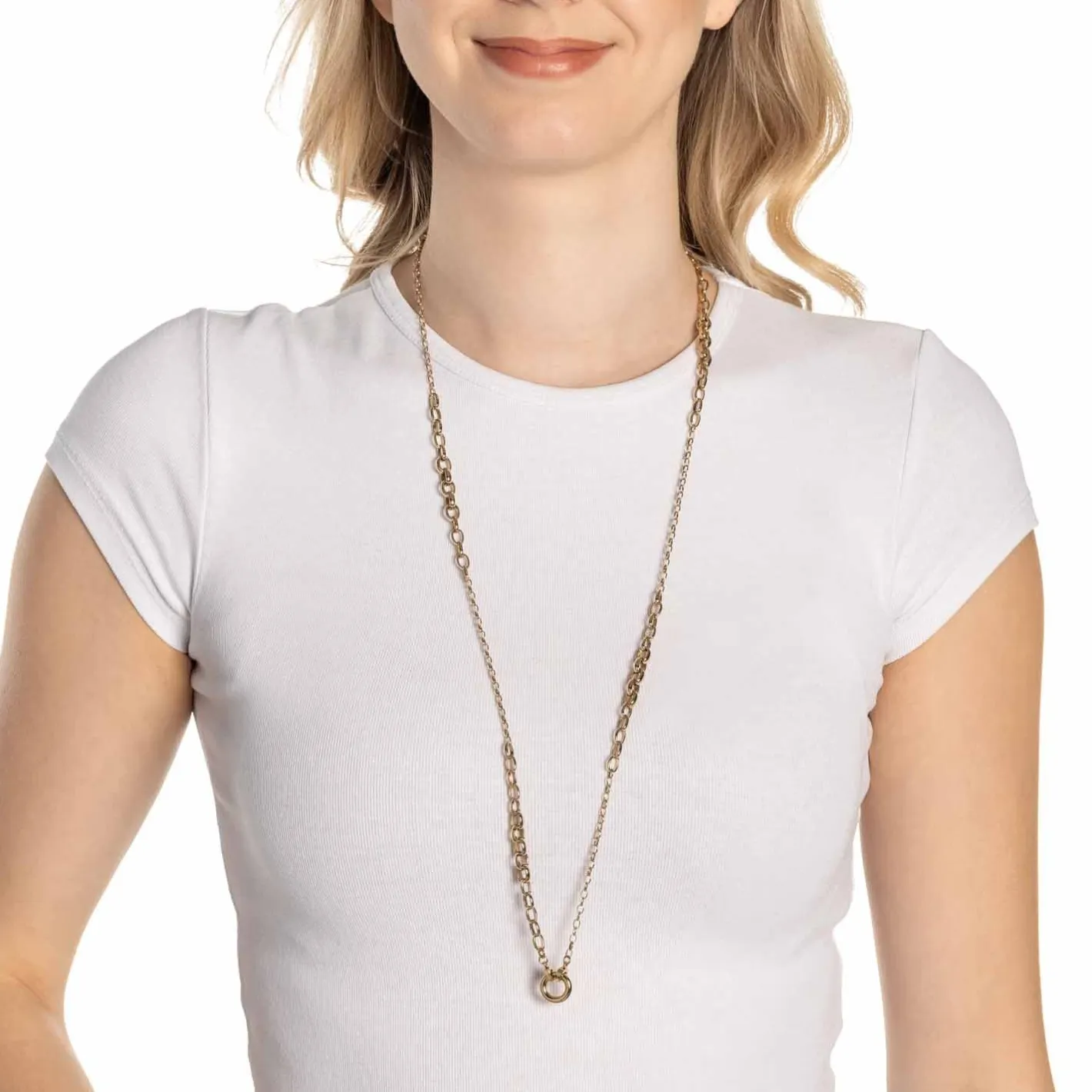 Halskette SUZANNE 80 cm gold Clip & Mix*LEONARDO Best