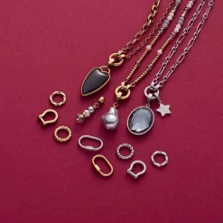 Halskette SUZANNE 80 cm gold Clip & Mix*LEONARDO Best