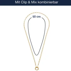 Halskette TOMKE Clip & Mix 50 cm gold*LEONARDO Online