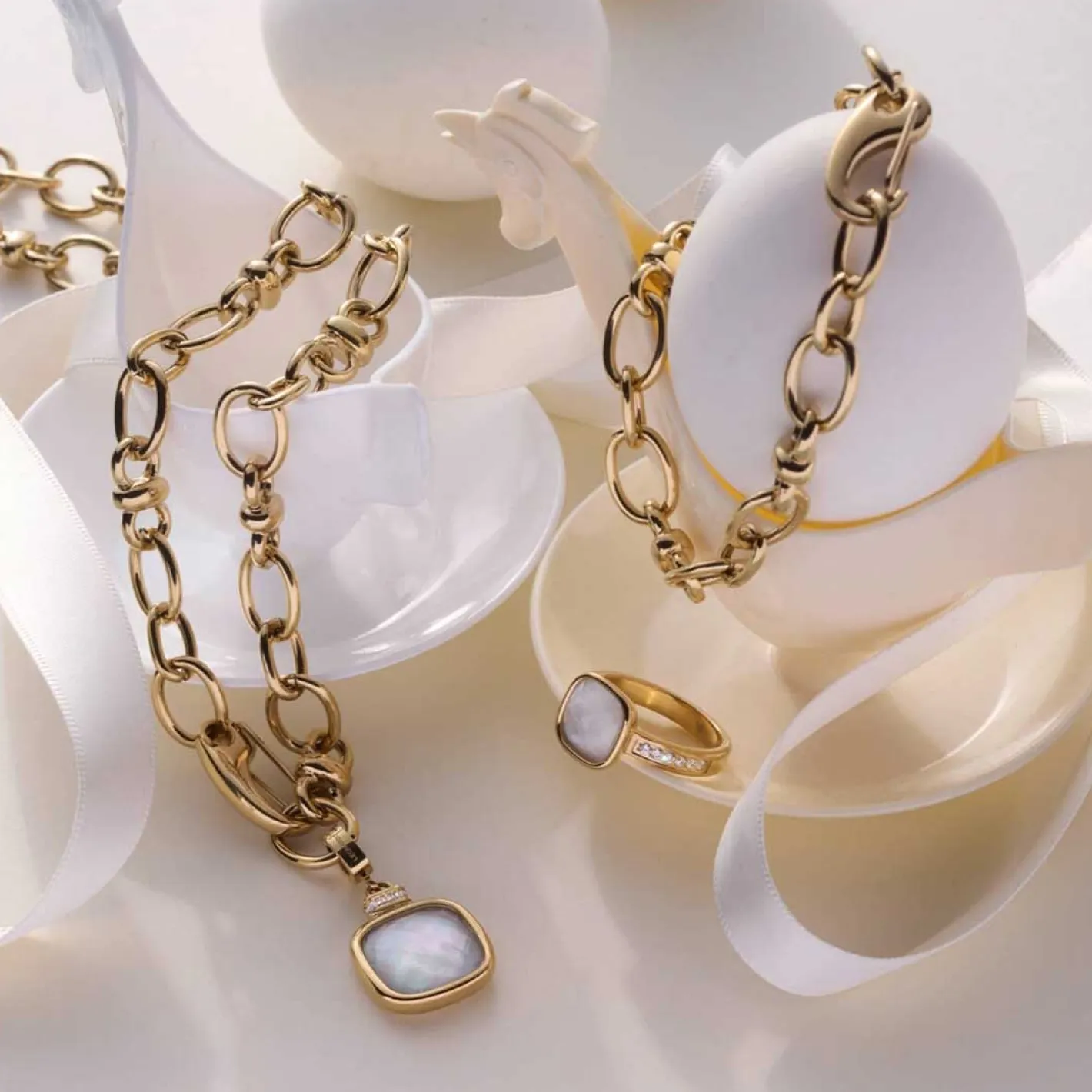 Halskette VIRGINIA 50 cm gold*LEONARDO Sale