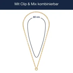 Halskette YVETTE 60 cm gold Clip & Mix*LEONARDO Outlet