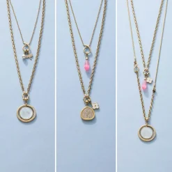 Halskette YVETTE 60 cm gold Clip & Mix*LEONARDO Outlet