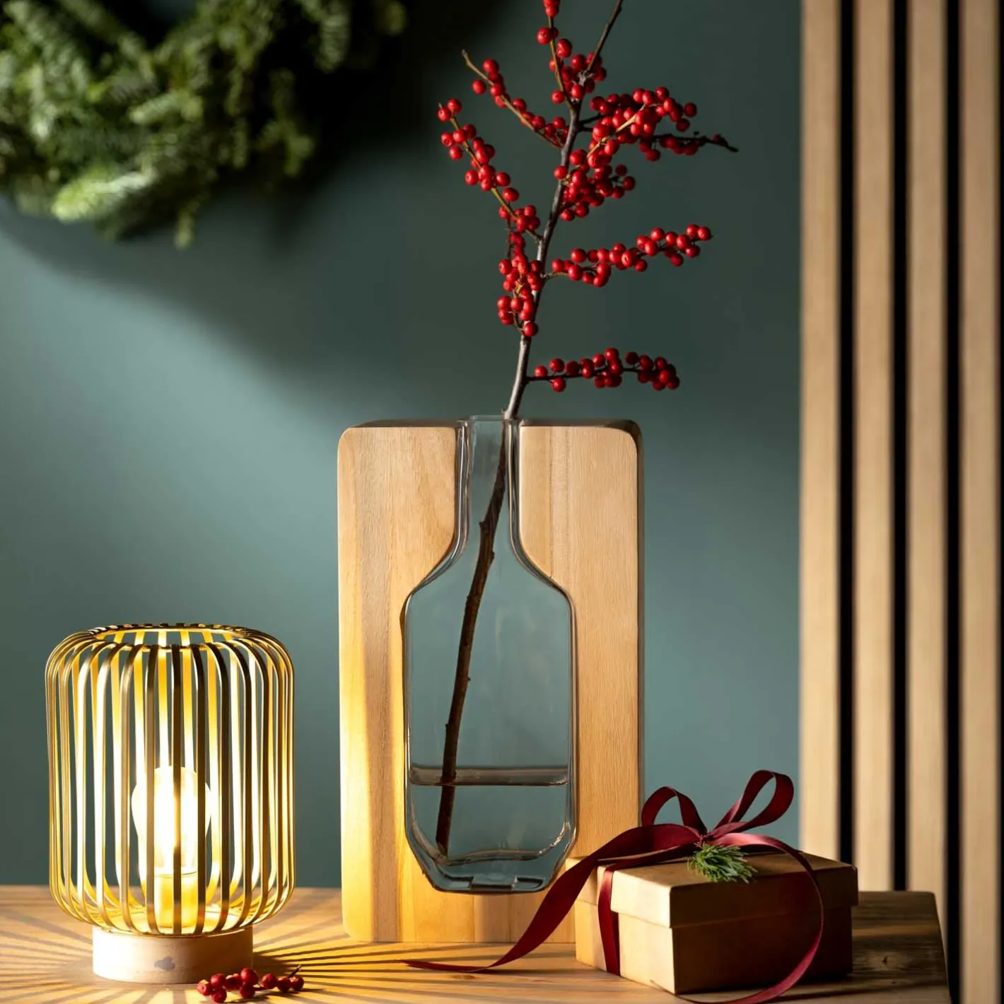 Holzvase AUTENTICO 30 cm*LEONARDO Best