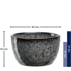 Keramikdipschale MATERA 8 cm anthrazit*LEONARDO Outlet