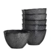 Keramikschale MATERA 15 cm anthrazit 6er-Set*LEONARDO