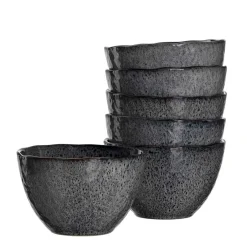 Keramikschale MATERA 15 cm anthrazit 6er-Set*LEONARDO