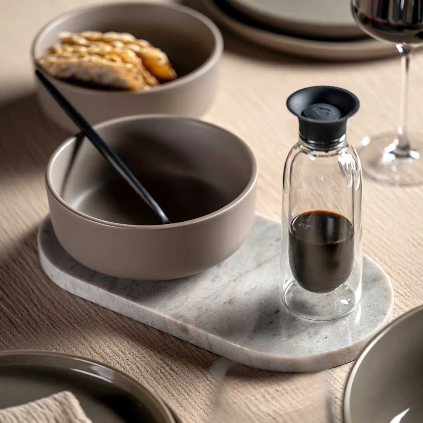 Keramikschale ROMA 16 cm taupe 6er-Set*LEONARDO Hot