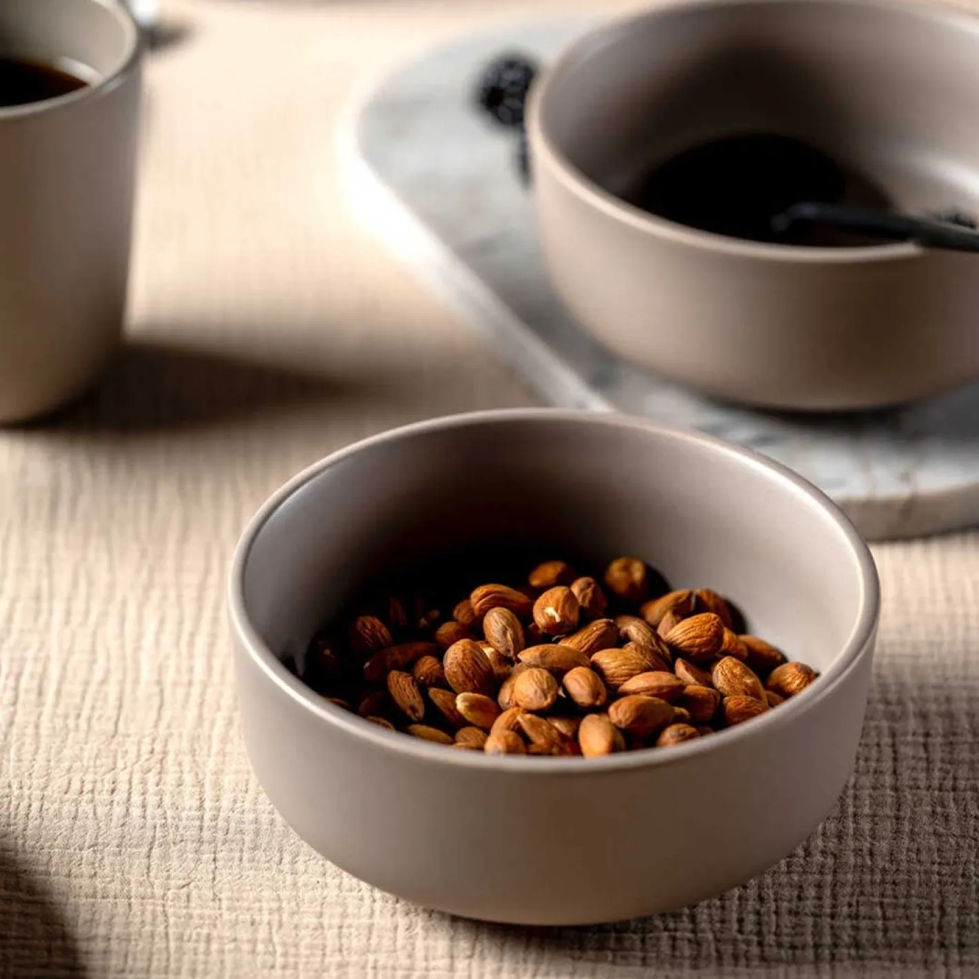 Keramikschale ROMA 16 cm taupe 6er-Set*LEONARDO Hot