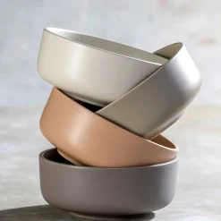 Keramikschale ROMA 16 cm taupe 6er-Set*LEONARDO Hot