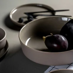 Keramikschale ROMA 30 cm taupe*LEONARDO Clearance