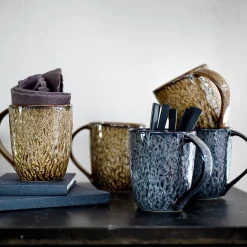 Keramiktasse MATERA 430 ml anthrazit 6er-Set*LEONARDO New