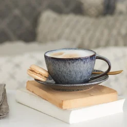 Keramiktasse MATERA 290 ml anthrazit 4er-Set*LEONARDO Outlet