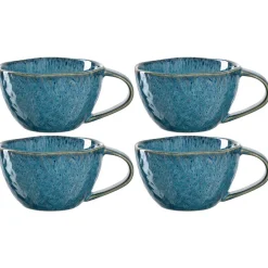 Keramiktasse MATERA 290 ml blau 4er-Set*LEONARDO Outlet