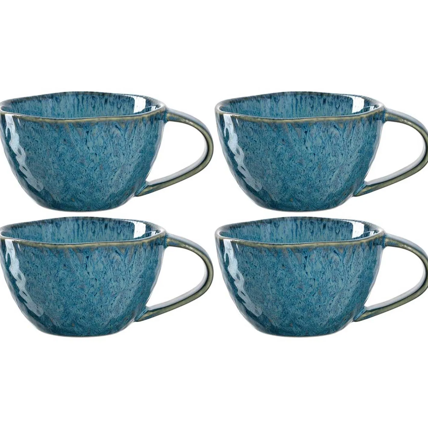 Keramiktasse MATERA 290 ml blau 4er-Set*LEONARDO Outlet