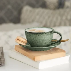 Keramiktasse MATERA 290 ml grün 4er-Set*LEONARDO New