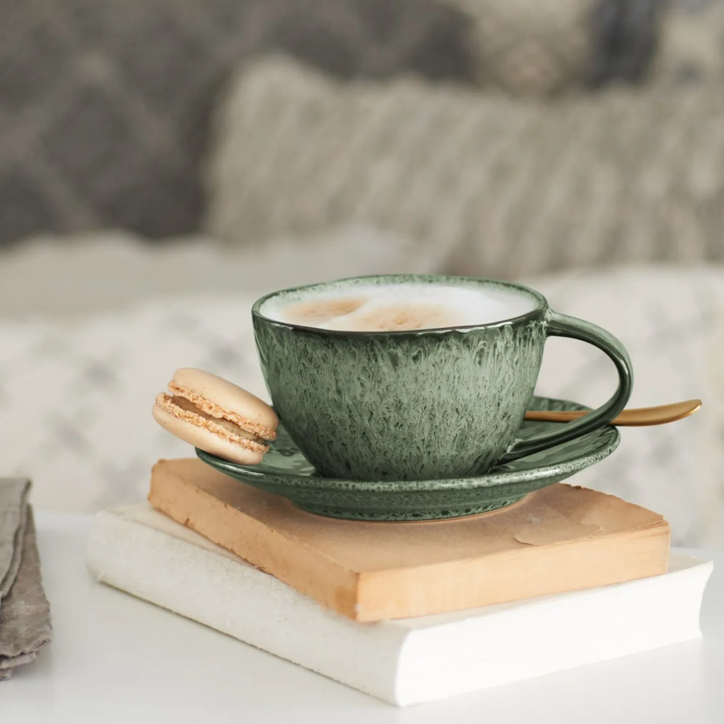 Keramiktasse MATERA 290 ml grün 4er-Set*LEONARDO New