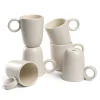 Keramiktasse ROMA 400 ml creme 6er-Set*LEONARDO New