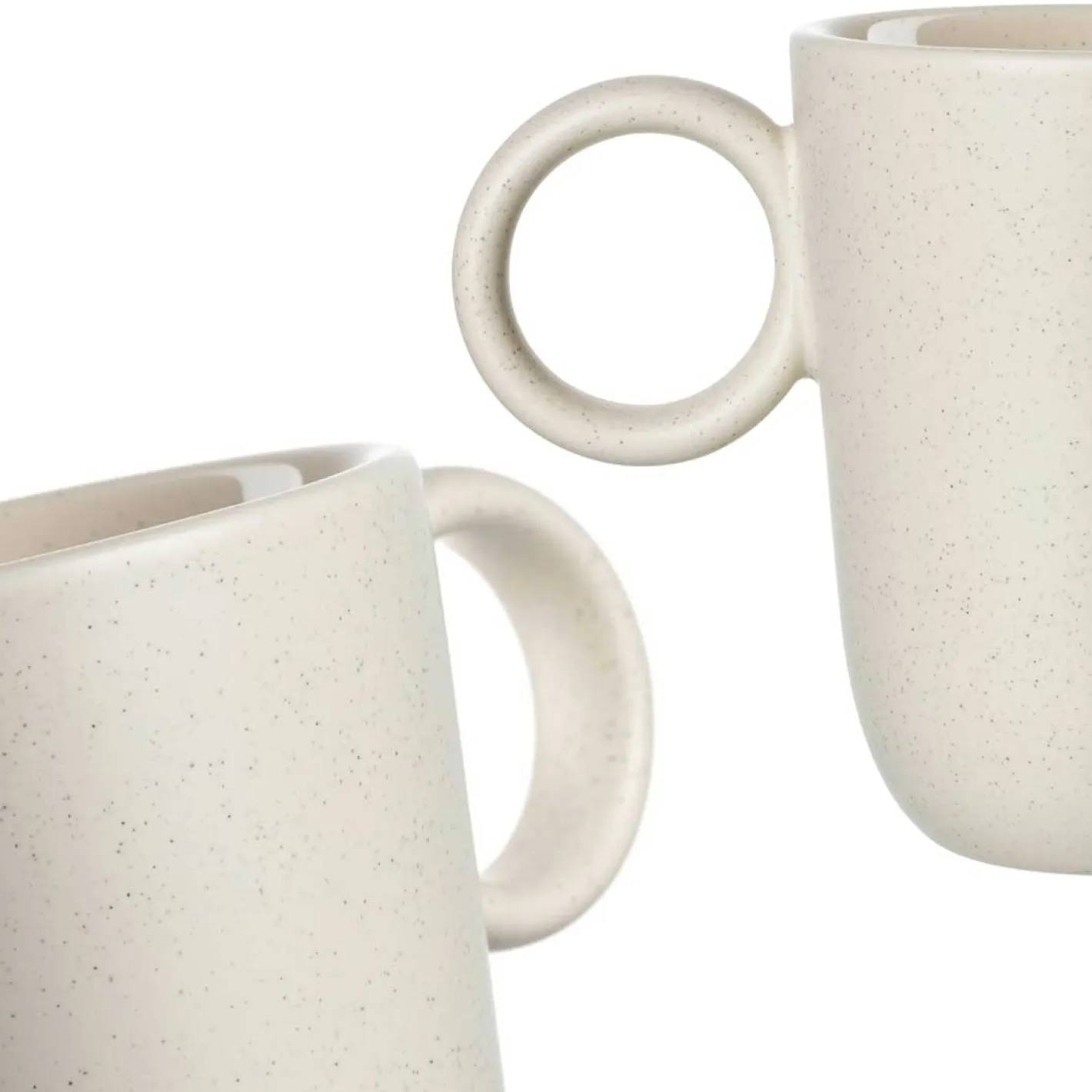 Keramiktasse ROMA 400 ml creme 6er-Set*LEONARDO New