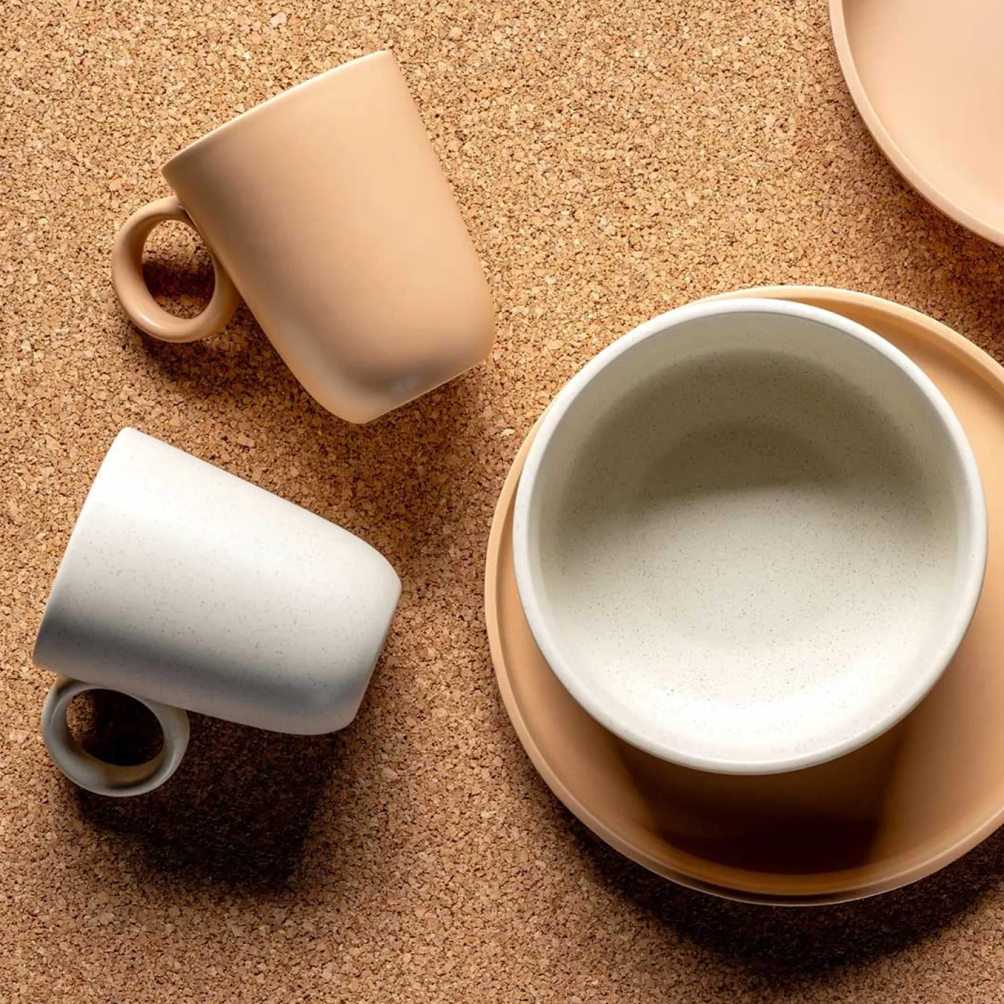 Keramiktasse ROMA 400 ml creme 6er-Set*LEONARDO New