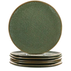 Keramikteller MATERA 27 cm grün 6er-Set*LEONARDO Sale