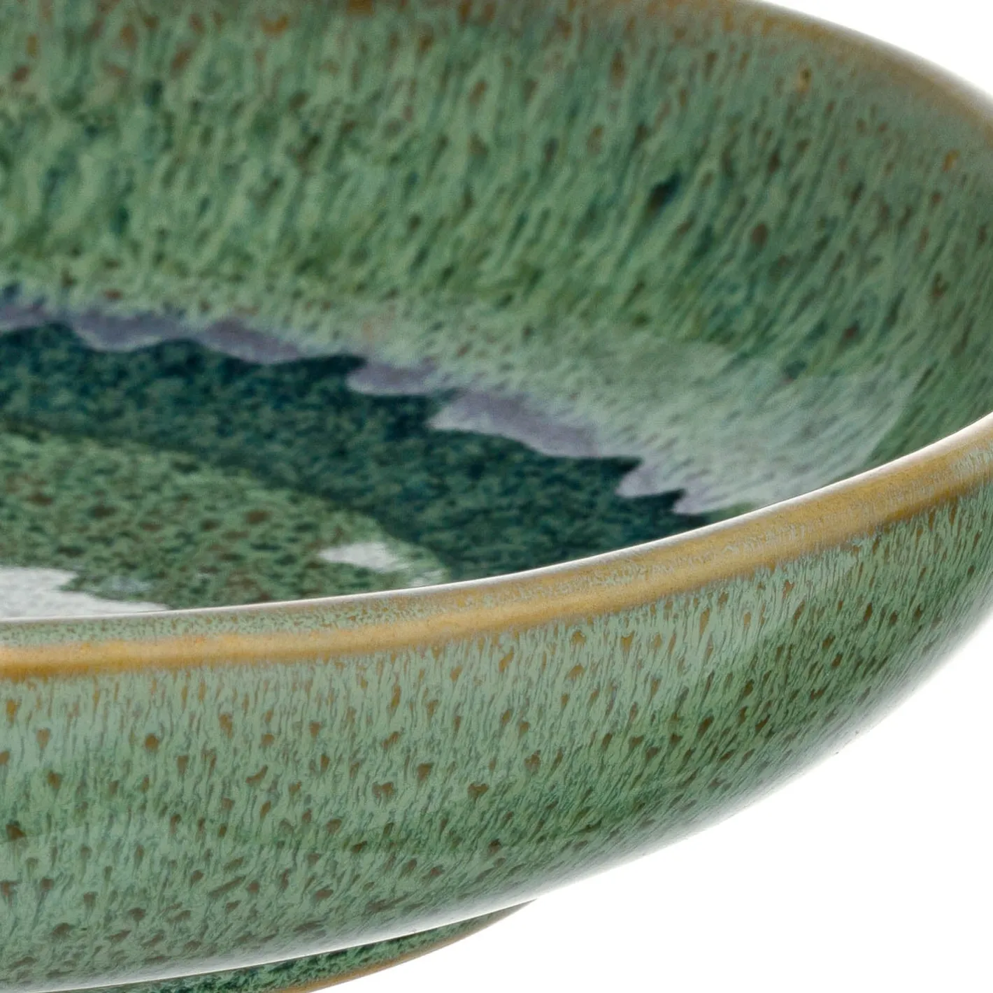 Keramikteller MATERA 21 cm grün tief 6er-Set*LEONARDO Hot