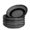 Keramikteller MATERA 21 cm anthrazit tief 6er-Set*LEONARDO Outlet