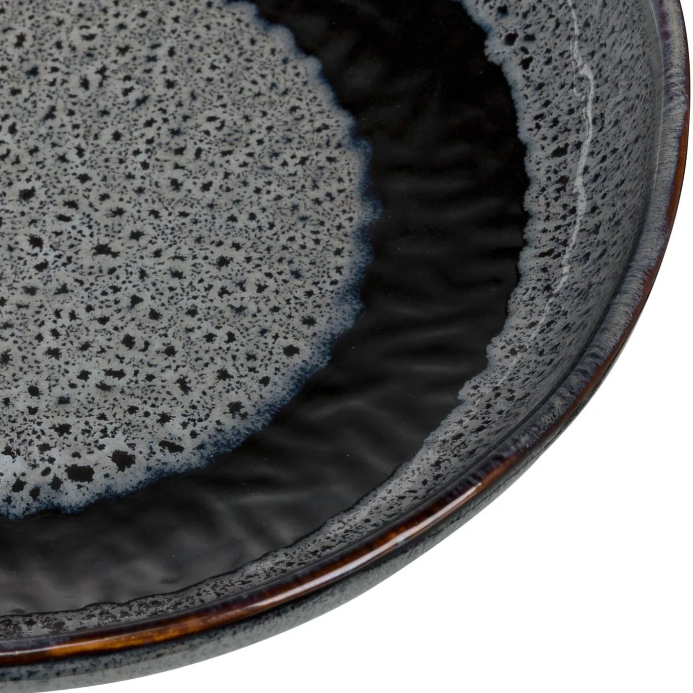 Keramikteller MATERA 21 cm anthrazit tief 6er-Set*LEONARDO Outlet