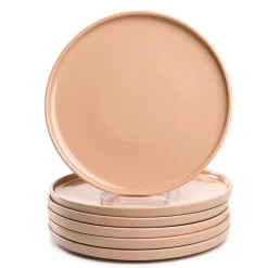 Keramikteller ROMA 27 cm apricot 6er-Set*LEONARDO