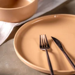 Keramikteller ROMA 27 cm apricot 6er-Set*LEONARDO