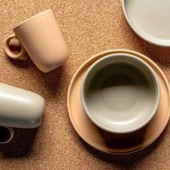 Keramikteller ROMA 22 cm apricot 6er-Set*LEONARDO Outlet