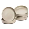 Keramikteller ROMA 20 cm beige tief 6er-Set*LEONARDO Outlet