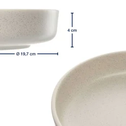 Keramikteller ROMA 20 cm creme tief 6er-Set*LEONARDO Sale