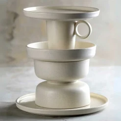 Keramikteller ROMA 27 cm creme 6er-Set*LEONARDO New