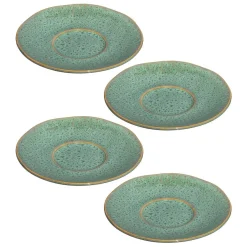 Keramikuntertasse MATERA 15 cm grün 4er-Set*LEONARDO New