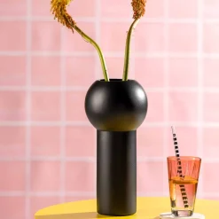 Keramikvase BRERA 31 cm schwarz*LEONARDO