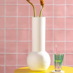 Keramikvase BRERA 42 cm weiß*LEONARDO