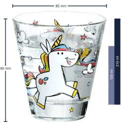 Kinderbecher BAMBINI 215 ml Einhorn 6er-Set*LEONARDO Best