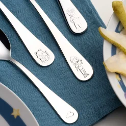Kinderbesteck BAMBINI AVVENTURA silber 4-teilig*LEONARDO Clearance