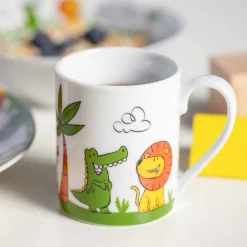 Kindergeschirr BAMBINI Krokodil/Elefant/Löwe 3-teilig*LEONARDO Online