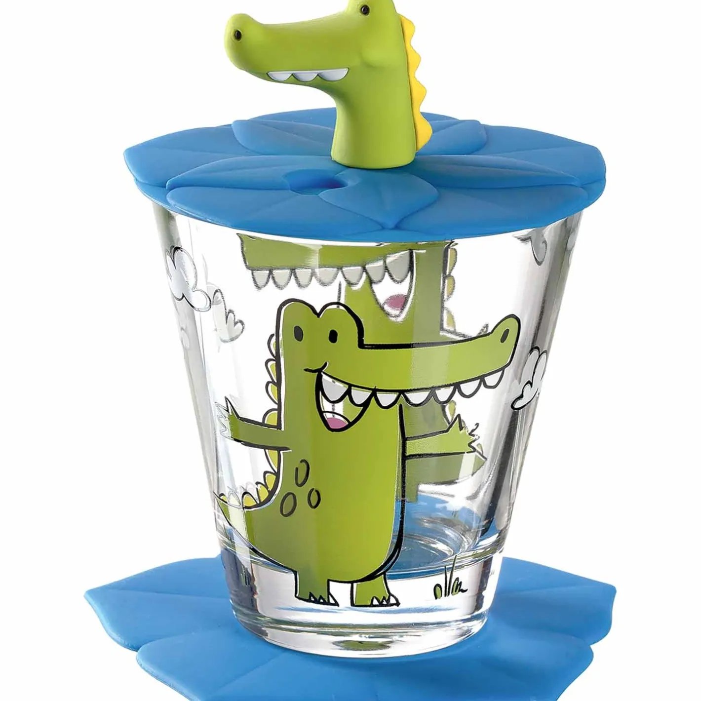 Kindertrinkset BAMBINI 3-teilig Krokodil*LEONARDO Discount