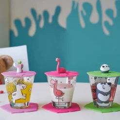 Kindertrinkset BAMBINI 9-teilig Flamingo Einhorn Panda*LEONARDO Sale