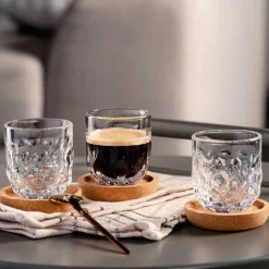 Korkuntersetzer GOCCE 6 cm 4er-Set*LEONARDO Hot