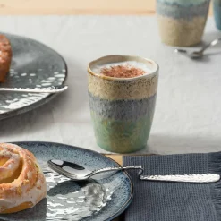 Latte Macchiato Löffel MATERA 20 cm silber gebogen*LEONARDO Discount