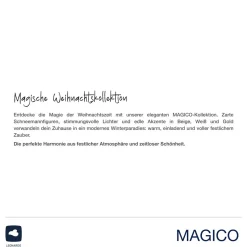 LED Haus 18 cm amber MAGICO*LEONARDO Online