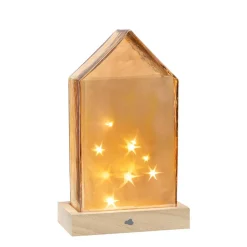 LED Haus 22 cm amber MAGICO*LEONARDO Best