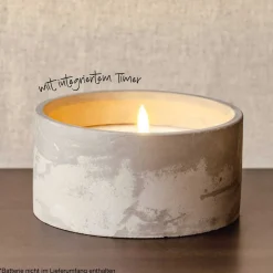 LED Licht SILENZIO Beton 8 cm breit*LEONARDO Discount