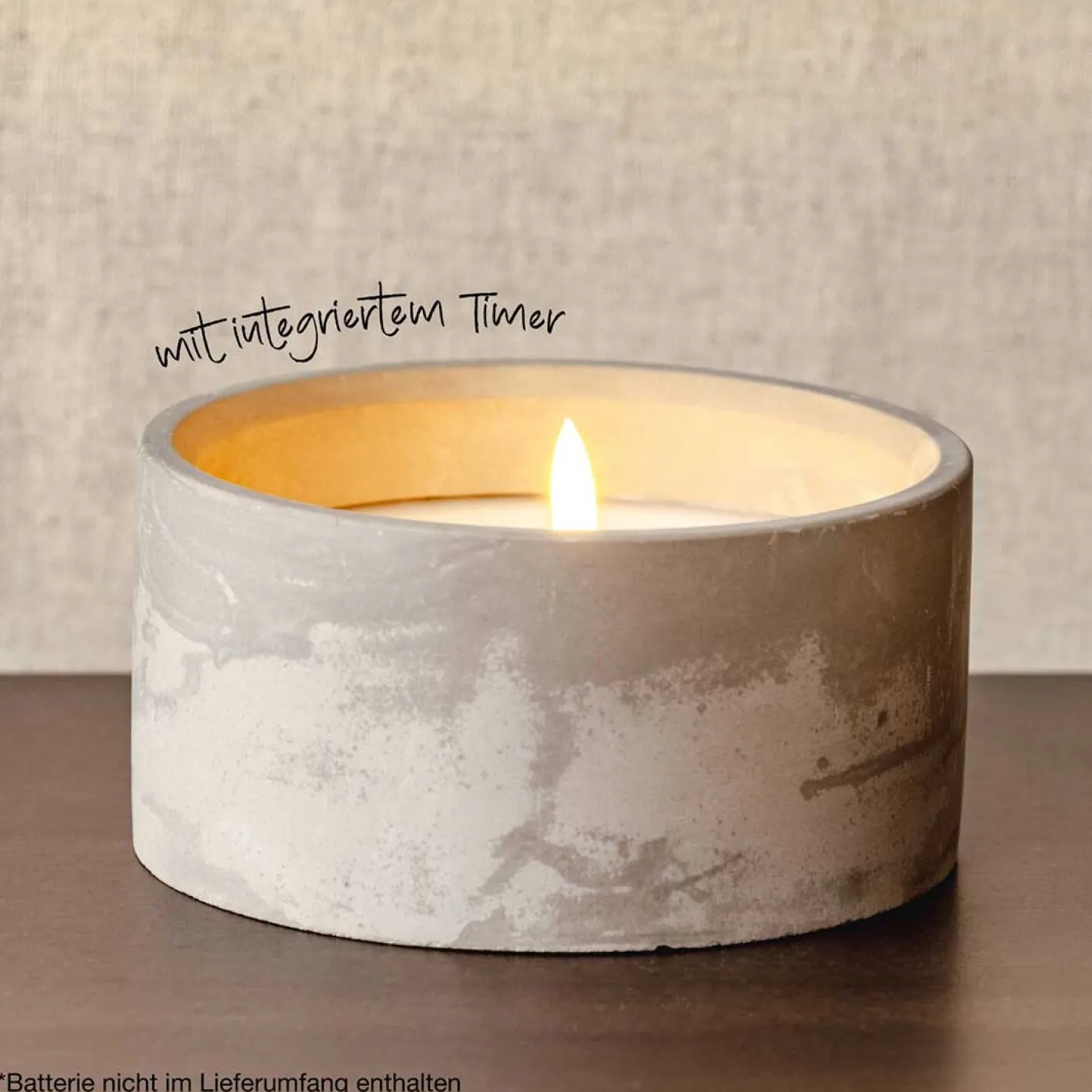 LED Licht SILENZIO Beton 8 cm breit*LEONARDO Discount