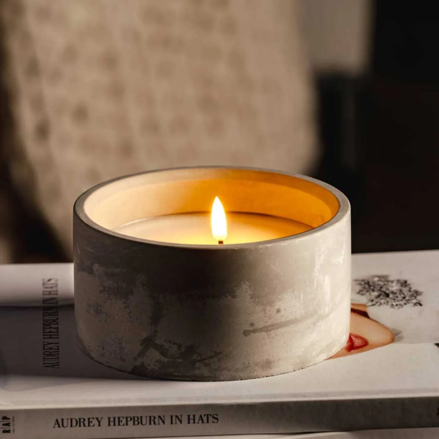 LED Licht SILENZIO Beton 8 cm breit*LEONARDO Discount